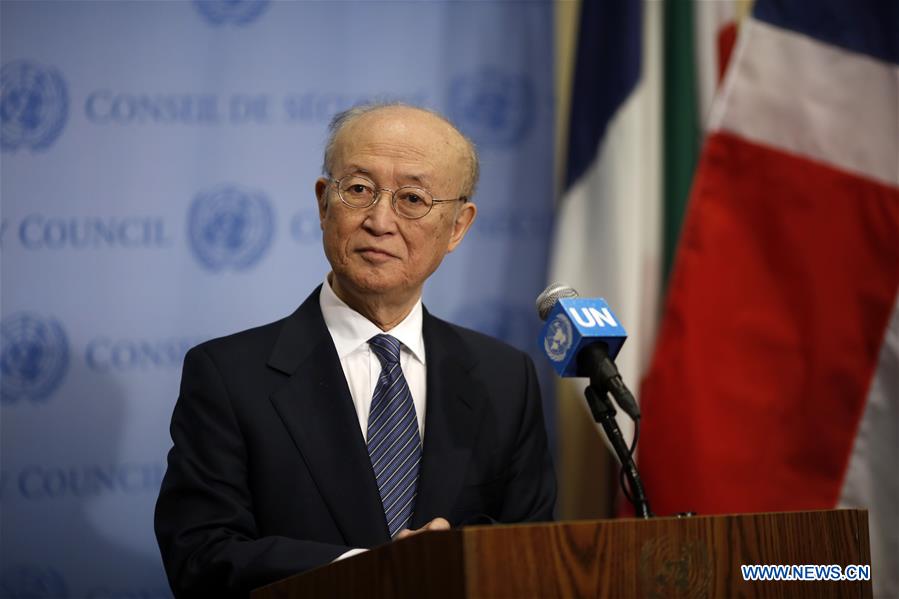 UN-SECURITY COUNCIL-IAEA-YUKIYA AMANO-PRESS ENCOUNTER