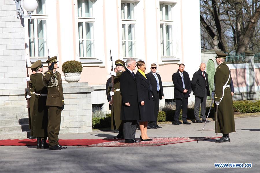 ESTONIA-TALLINN-BELGIUM-MEETING