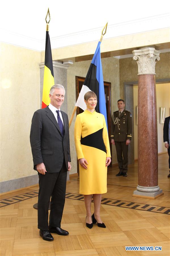 ESTONIA-TALLINN-BELGIUM-MEETING