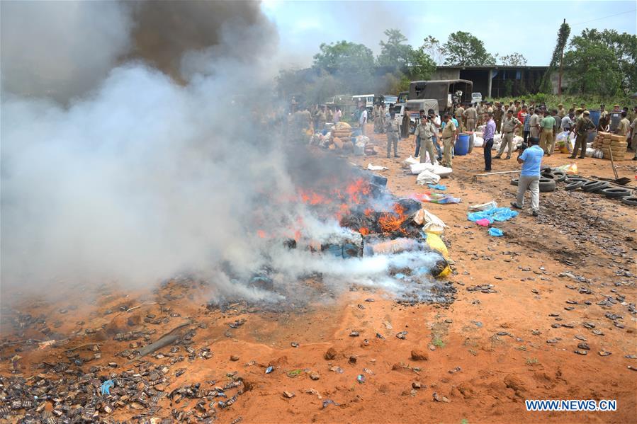 INDIA-AGARTALA-CRIME-MARIJUNA