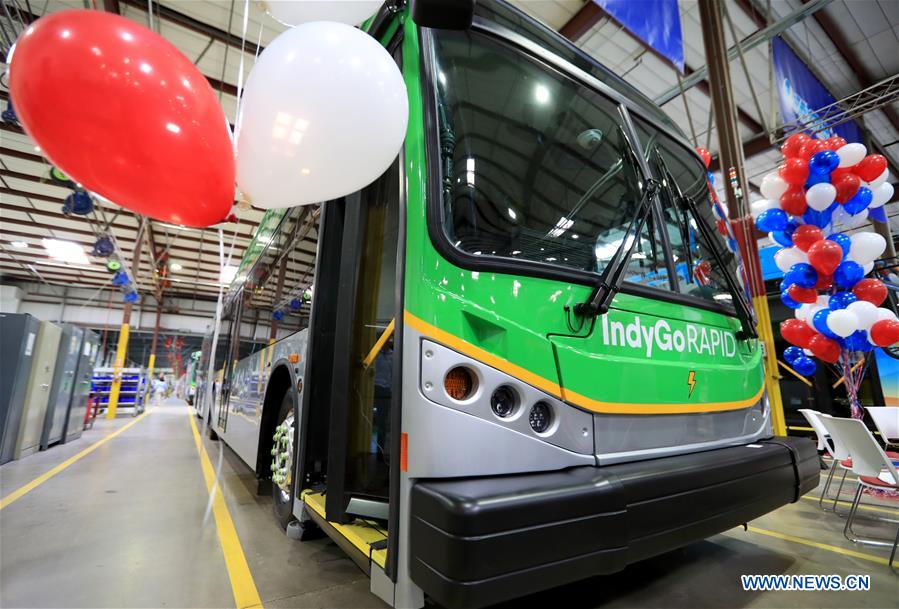 U.S.-LOS ANGELES-LANCASTER-BYD ELECTRIC BUS-OFFLINE CEREMONY