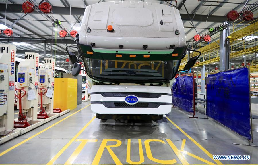 U.S.-LOS ANGELES-LANCASTER-BYD ELECTRIC TRUCK