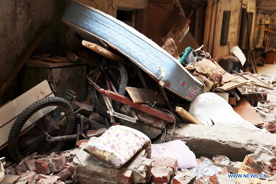 EGYPT-CAIRO-BUILDING-COLLAPSE