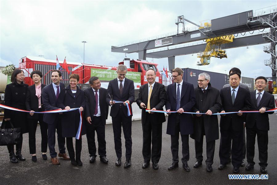 LUXEMBOURG-CHINA'S CHENGDU-FREIGHT TRAIN ROUTE-LAUNCH