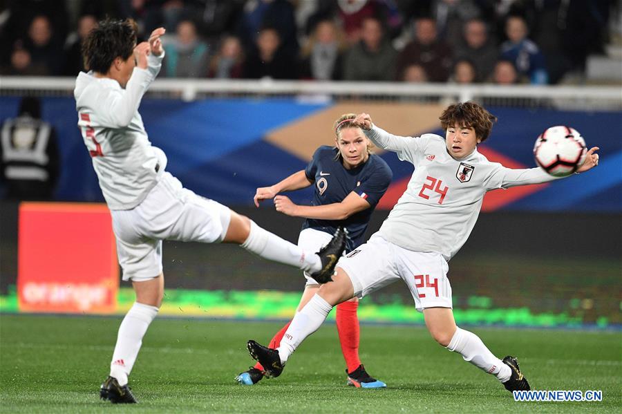 (SP)FRANCE-AUXERRE-FOOTBALL-FRANCE VS JAPAN