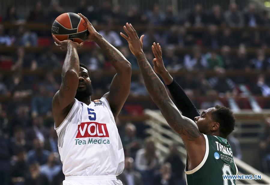 (SP)GREECE-ATHENS-BASKETBALL-EUROLEAGUE-PANATHINAIKOS-BUDUCNOST