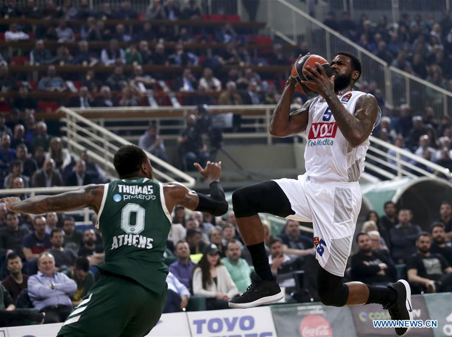 (SP)GREECE-ATHENS-BASKETBALL-EUROLEAGUE-PANATHINAIKOS-BUDUCNOST
