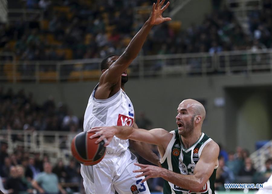 (SP)GREECE-ATHENS-BASKETBALL-EUROLEAGUE-PANATHINAIKOS-BUDUCNOST