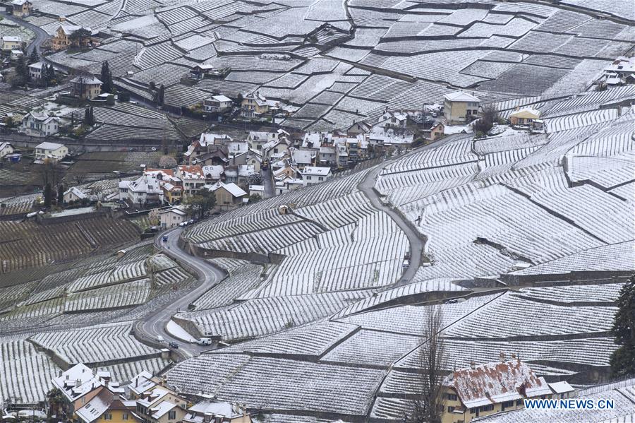 SWITZERLAND-LAVAUX-SNOW