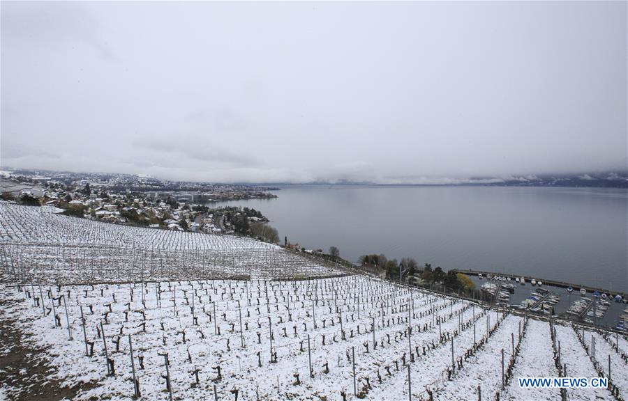 SWITZERLAND-LAVAUX-SNOW