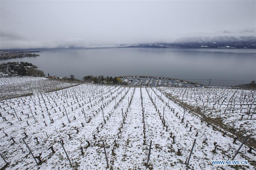 SWITZERLAND-LAVAUX-SNOW