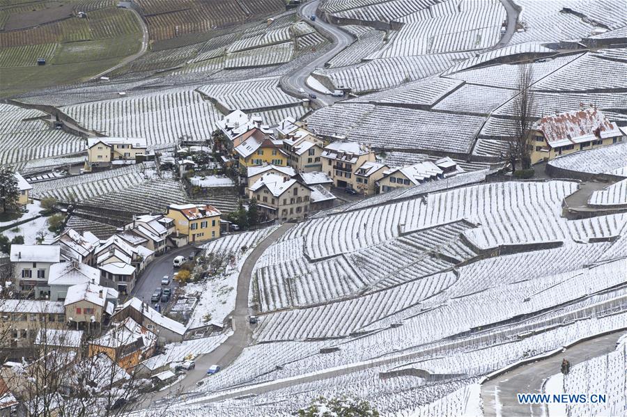 SWITZERLAND-LAVAUX-SNOW