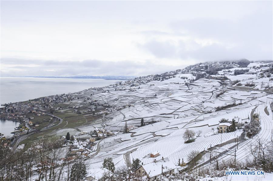 SWITZERLAND-LAVAUX-SNOW