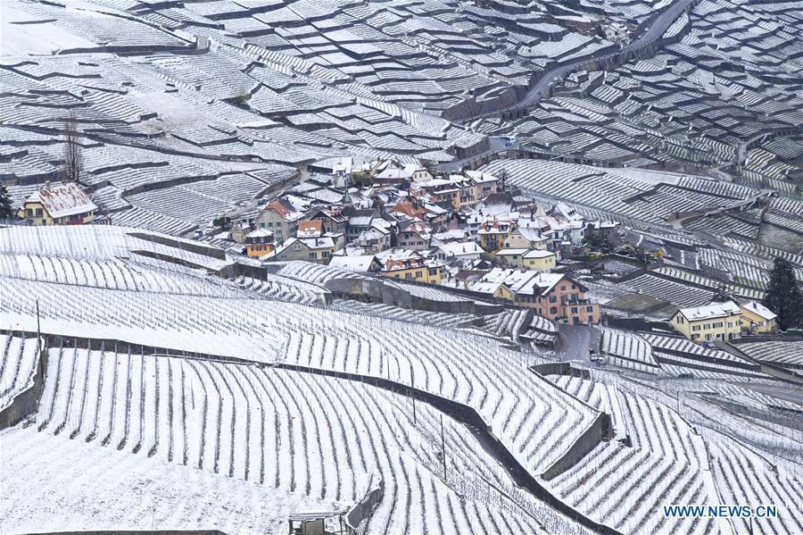 SWITZERLAND-LAVAUX-SNOW