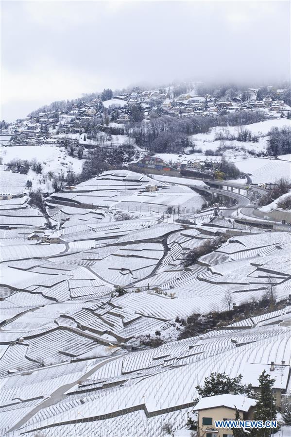 SWITZERLAND-LAVAUX-SNOW
