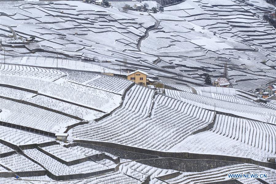 SWITZERLAND-LAVAUX-SNOW