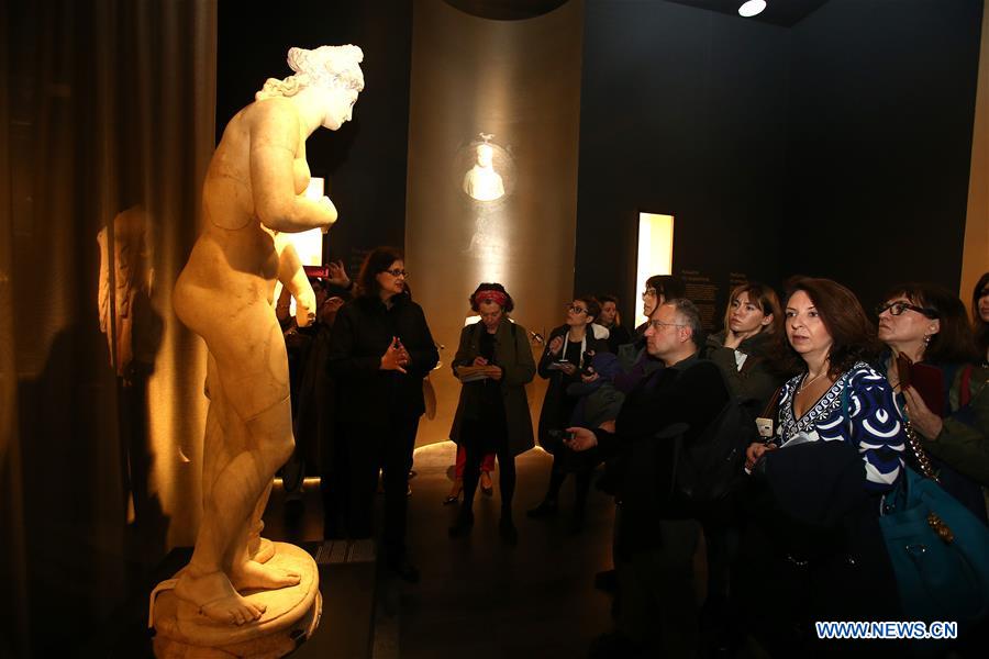 GREECE-ATHENS-APHRODITE-STATUE-MAIDEN DISPLAY