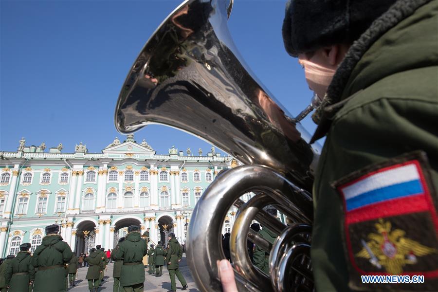 RUSSIA-ST. PETERSBURG-VICTORY DAY PARADE-REHEARSAL