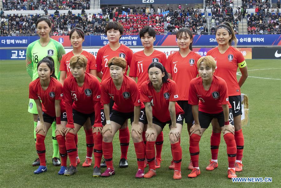 (SP)SOUTH KOREA-YONGIN-SOCCER-WOMEN'S FRIENDLY MATCH-SOUTH KOREA VS ICELAND