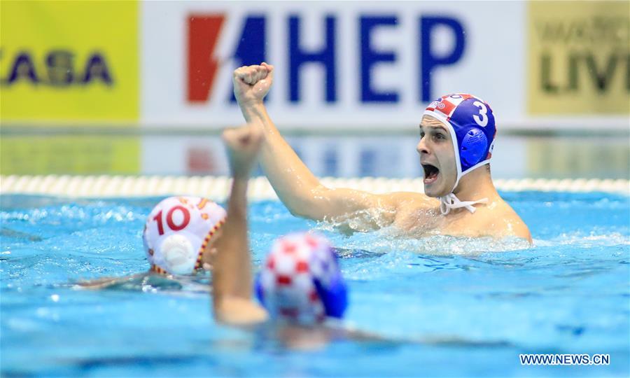 Dozens bell Contain Croatia advances to 2019 FINA Water Polo World League Europa Cup final -  Xinhua | English.news.cn