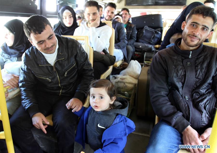 SYRIA-DAMASCUS-REFUGEE-RETURN