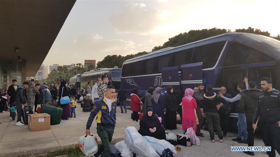 SYRIA-DAMASCUS-REFUGEE-RETURN