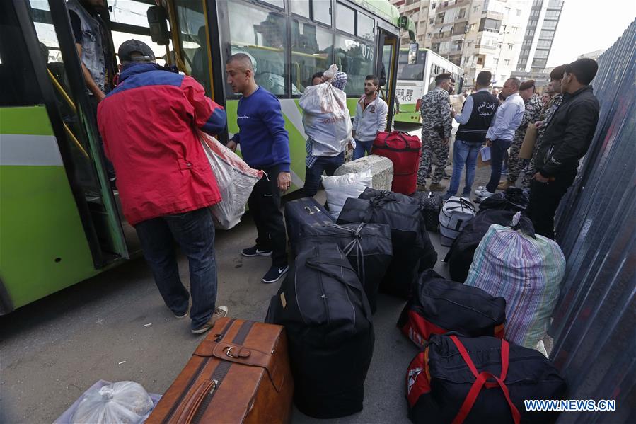 SYRIA-DAMASCUS-REFUGEE-RETURN