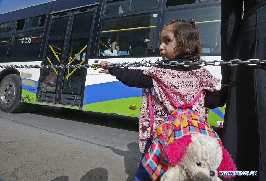 SYRIA-DAMASCUS-REFUGEE-RETURN