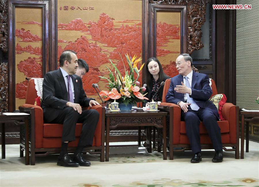 CHINA-BEIJING-WANG QISHAN-KAZAKHSTAN-MEETING (CN)