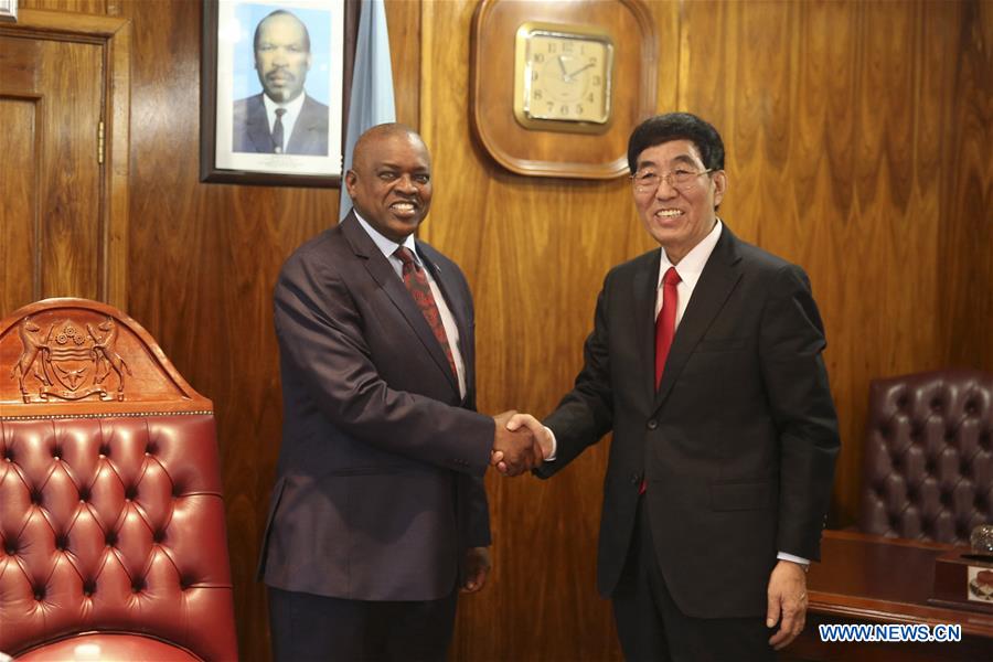 BOTSWANA-GABORONE-PRESIDENT-CHINA-CPC DELEGATION-BAYINCHAOLU-MEETING