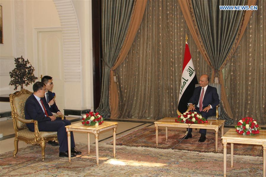 IRAQ-BAGHDAD-PRESIDENT-NEW CHINESE AMBASSADOR