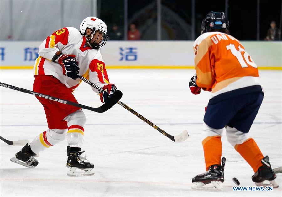 (SP)CHINA-BEIJING-ICE HOCKEY-IIHF-WOMEN'S WORLD CHAMPIONSHIP DIVISION I GROUP B(CN)