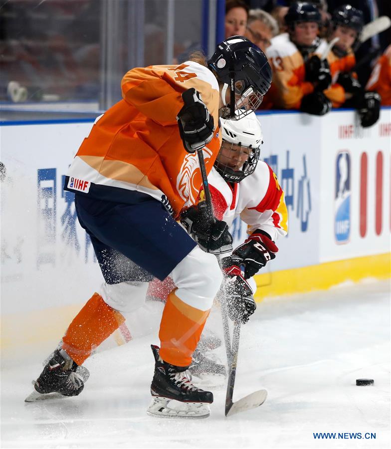 (SP)CHINA-BEIJING-ICE HOCKEY-IIHF-WOMEN'S WORLD CHAMPIONSHIP DIVISION I GROUP B(CN)