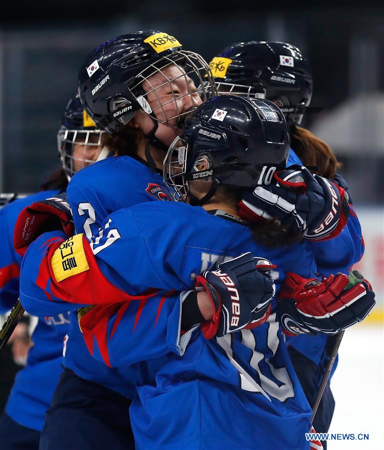 (SP)CHINA-BEIJING-ICE HOCKEY-IIHF-WOMEN'S WORLD CHAMPIONSHIP DIVISION I GROUP B(CN)