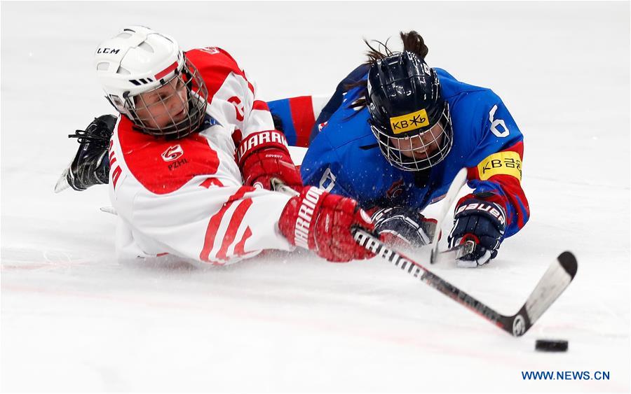 (SP)CHINA-BEIJING-ICE HOCKEY-IIHF-WOMEN'S WORLD CHAMPIONSHIP DIVISION I GROUP B(CN)