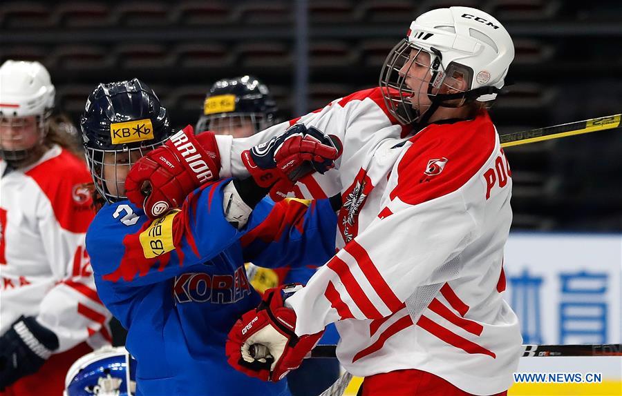 (SP)CHINA-BEIJING-ICE HOCKEY-IIHF-WOMEN'S WORLD CHAMPIONSHIP DIVISION I GROUP B(CN)