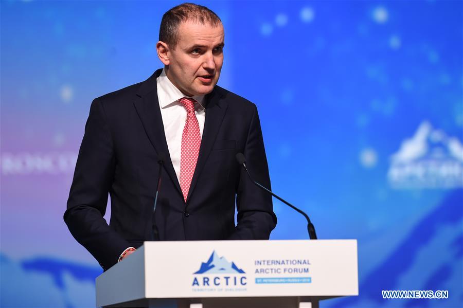 RUSSIA-ST. PETERSBURG-INTERNATIONAL ARCTIC FORUM