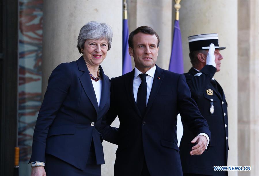 FRANCE-PARIS-BRITISH PM-VISIT
