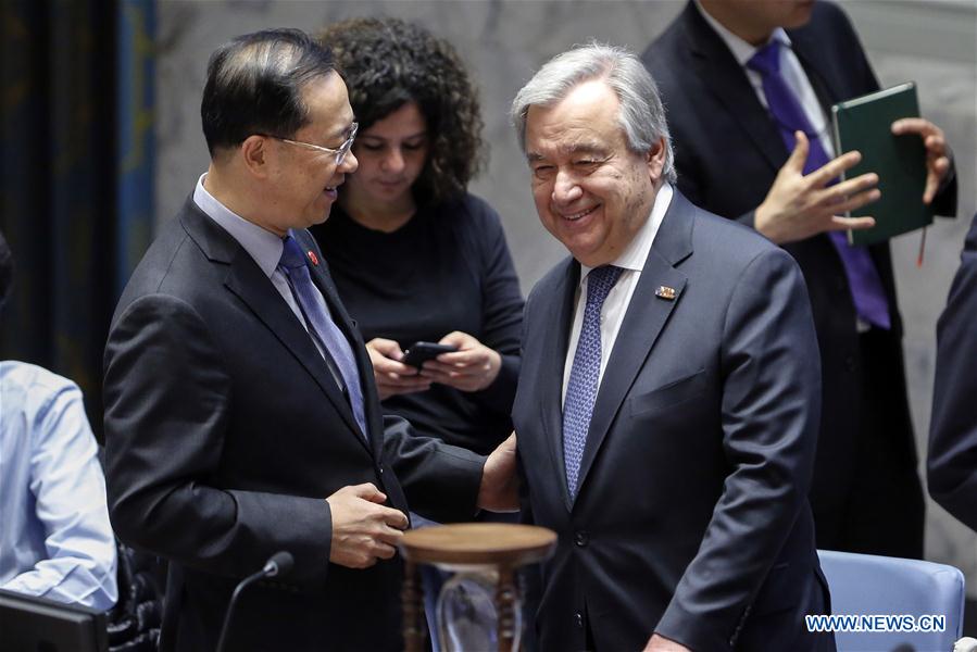 UN-SECURITY COUNCIL-MEETING-VENEZUELA-CHINESE ENVOY