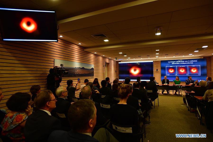 CHILE-SANTIAGO-BLACK HOLE-PRESS CONFERENCE