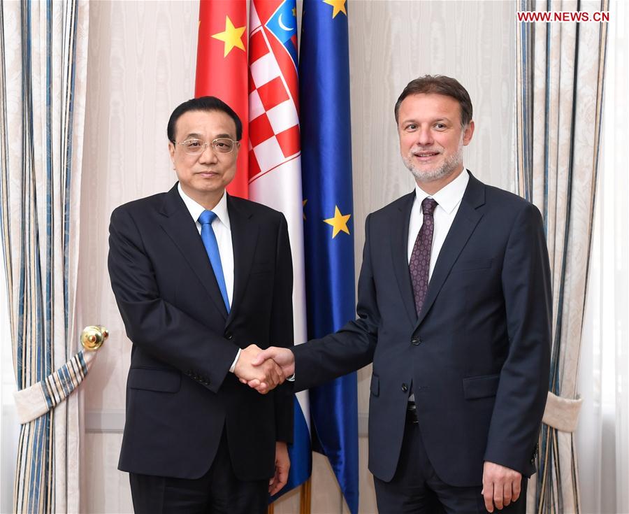 CROATIA-ZAGREB-CHINA-LI KEQIANG-MEETING