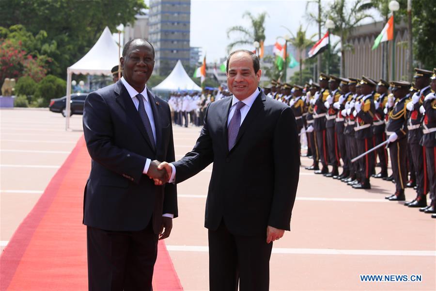 COTE D'IVOIRE-ABIDJAN-EGYPT-PRESIDENT-VISIT
