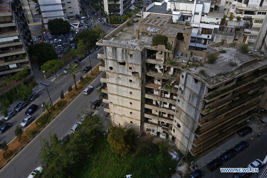 LEBANON-BEIRUT-DESTROYED BUILDINGS