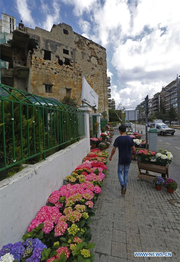 LEBANON-BEIRUT-DESTROYED BUILDINGS