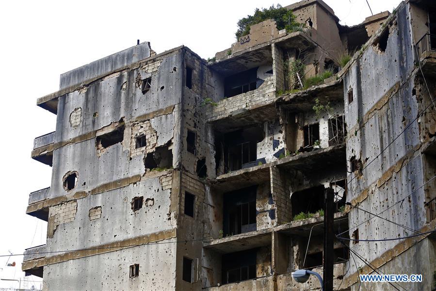 LEBANON-BEIRUT-DESTROYED BUILDINGS