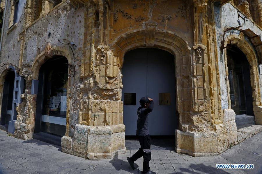 LEBANON-BEIRUT-DESTROYED BUILDINGS