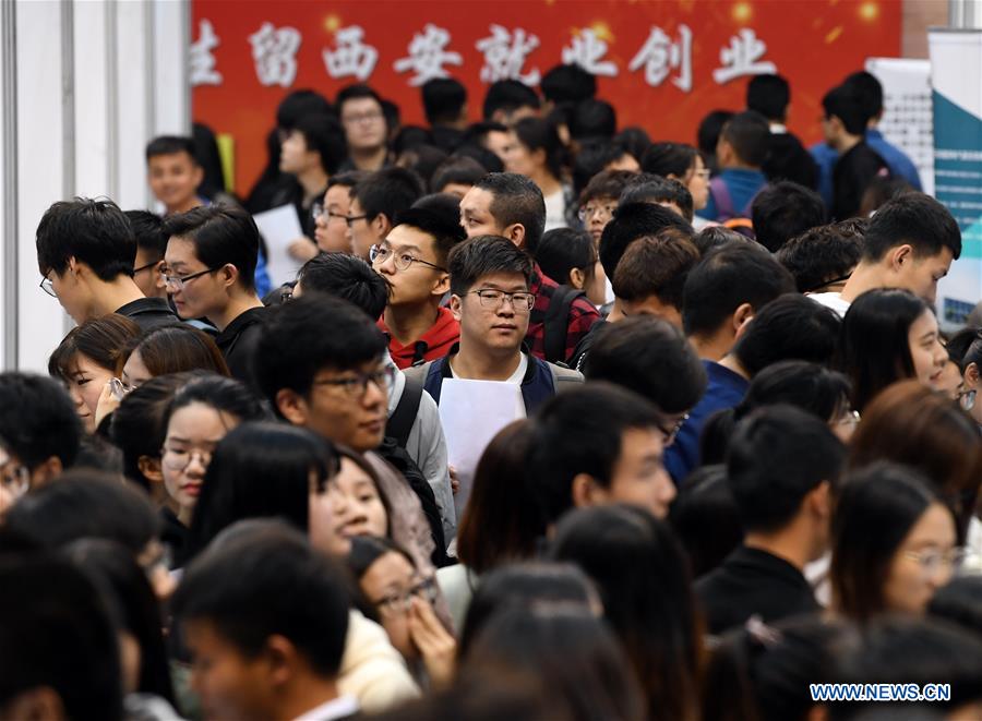 CHINA-SHAANXI-XI'AN-GRADUATE-JOB FAIR (CN)