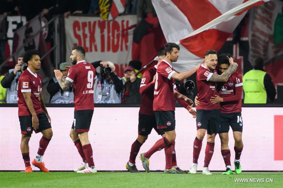 (SP)GERMANY-NUREMBERG-SOCCER-BUNDESLIGA-NUREMBERG VS SCHALKE 04