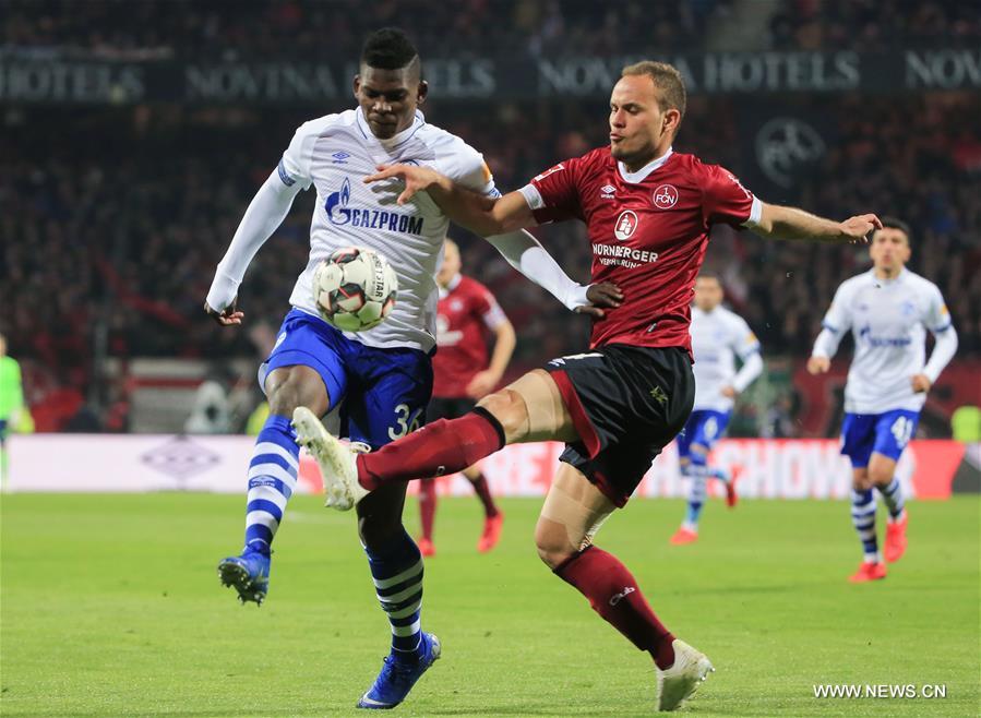 (SP)GERMANY-NUREMBERG-SOCCER-BUNDESLIGA-NUREMBERG VS SCHALKE 04