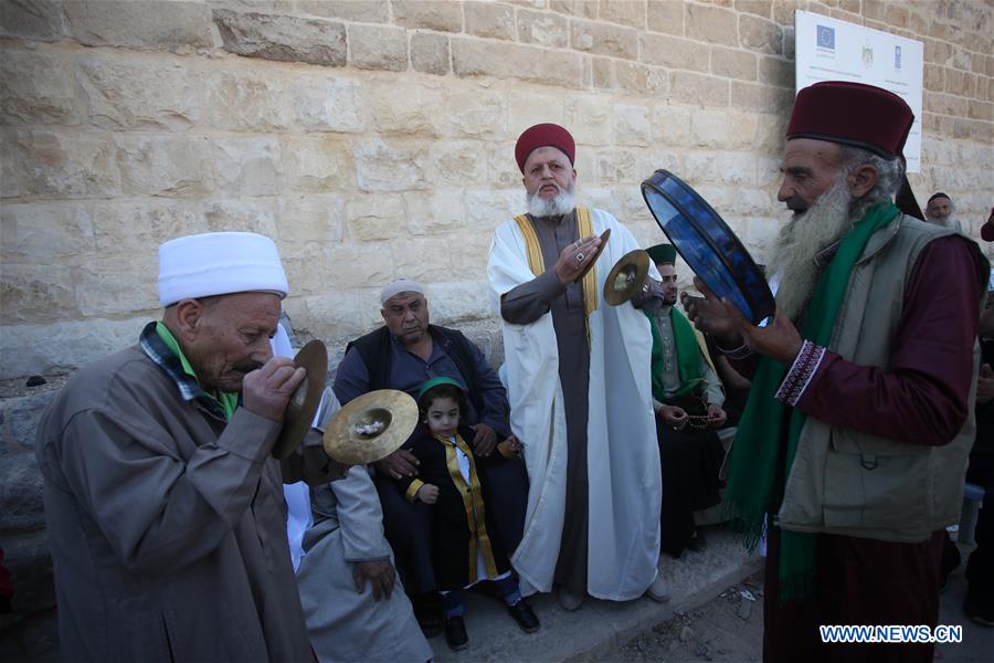 MIDEAST-JERICHO-NABI MUSA-FESTIVAL